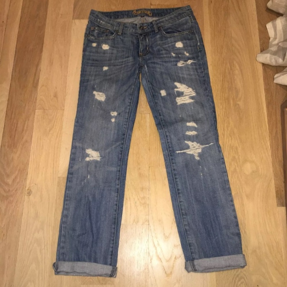 Carmar Distressed Boyfriend Jeans